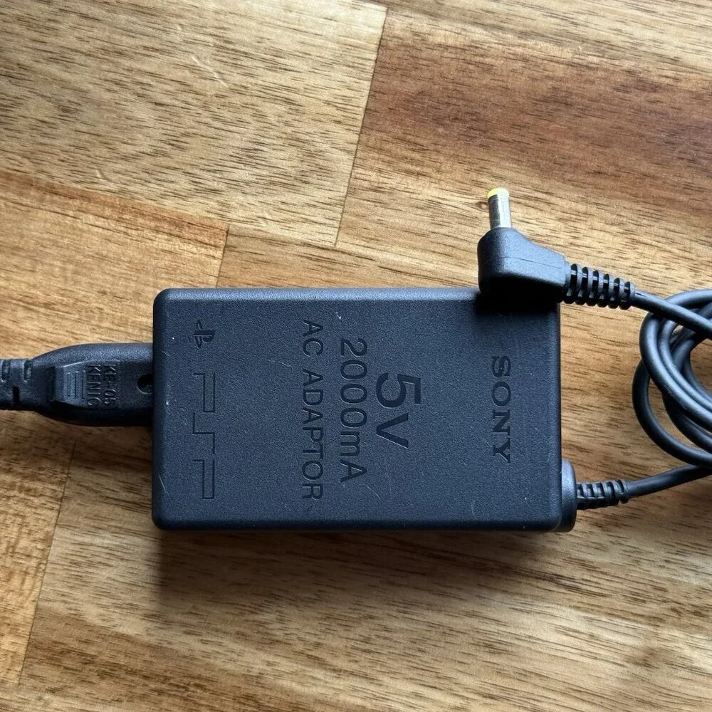 OEM Authentic SONY PSP-100 PSP AC Adapter Charger Cord PSP Official Y2K Retro